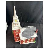 Dept 56 Heritage Village Collection Old North Church Porcelain Building with Box