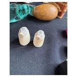 Collection of Vintage Harmonicas, Carved Boxes, Pipes, Booklet, and Decorative Items