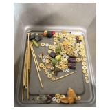 Collection of Vintage Harmonicas, Carved Boxes, Pipes, Booklet, and Decorative Items