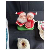 Vintage Christmas Decorations Collection with Ornaments and Stockings