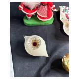 Vintage Christmas Decorations Collection with Ornaments and Stockings