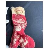 Vintage Christmas Decorations Collection with Ornaments and Stockings