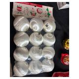 Vintage Christmas Decorations Collection with Ornaments and Stockings