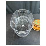 Set of 3 Vintage Handcrafted Birch Bark Trinket Boxes with Clear Plastic Tub