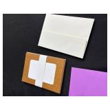 Assorted Blank Greeting Cards and Envelopes Set in Storage Tote