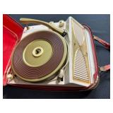 Steelman Model 202 Portable Stereophonic Record Player in Carrying Case - untested