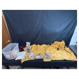 Beading and Crafting Supply Lot with Leather, Beads, Shells, and Accessories