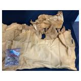 Beading and Crafting Supply Lot with Leather, Beads, Shells, and Accessories