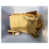 Beading and Crafting Supply Lot with Leather, Beads, Shells, and Accessories