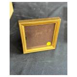 Set of Gold Tone Square Display Frames