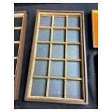 Jewelry Display Tray Lot with Organizers and Carrying Case