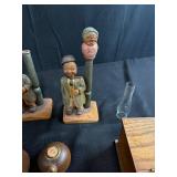 Collection of Vintage Salt and Pepper Shakers and Miscellaneous Figurines