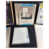 Assorted Photo Album, Business Card File, and Sheet Protector Collection