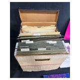 Office Supply and Book Lot with Storage File Box and Digital River Bag