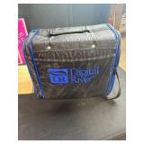 Office Supply and Book Lot with Storage File Box and Digital River Bag