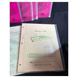 Office Supply and Book Lot with Storage File Box and Digital River Bag