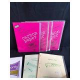 Office Supply and Book Lot with Storage File Box and Digital River Bag