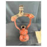 Collection of Antique Kitchen Grinder, Arcade Coffee Mill, and Candlestick Telephone