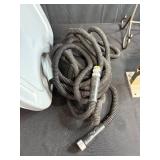 Mixed Lot: Storage Totes, Pocket Hose, Vintage Tool and Accessories