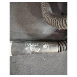 Mixed Lot: Storage Totes, Pocket Hose, Vintage Tool and Accessories