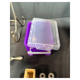 Mixed Lot: Storage Totes, Pocket Hose, Vintage Tool and Accessories