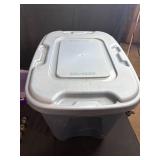 Mixed Lot: Storage Totes, Pocket Hose, Vintage Tool and Accessories