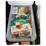 Large Sewing and Needlework Supplies Lot with Threads, Needles, and Accessories