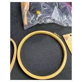 Large Sewing and Needlework Supplies Lot with Threads, Needles, and Accessories