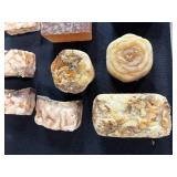 Assorted Handmade Soap Bars with Molds and Clear Glycerin Soap Base