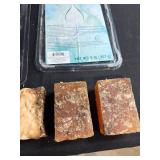 Assorted Handmade Soap Bars with Molds and Clear Glycerin Soap Base
