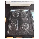 Assorted Handmade Soap Bars with Molds and Clear Glycerin Soap Base