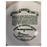 Collection of Vintage National Park and State Souvenir Plates - Fine American Ironstone