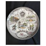 Collection of Vintage National Park and State Souvenir Plates - Fine American Ironstone