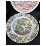 Collection of Vintage State and Souvenir Plates - Scenic Landmarks & Historical Themes Inc Vernon Kilns