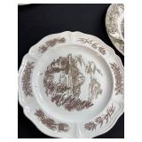 Collection of Vintage State and Souvenir Plates - Scenic Landmarks & Historical Themes Inc Vernon Kilns