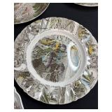 Collection of Vintage State and Souvenir Plates - Scenic Landmarks & Historical Themes Inc Vernon Kilns