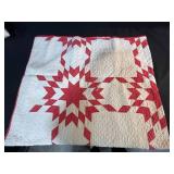 Vintage Quilt and Linen Assortment with Embroidered and Chenille Details & Pillow
