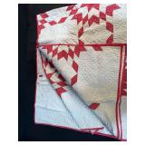 Vintage Quilt and Linen Assortment with Embroidered and Chenille Details & Pillow