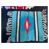 Collection of Colorful VTG Mexican Serape Table Runners and Woven Placemats