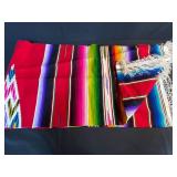 Collection of VTG Southwestern and Mexican Style Woven Table Runners and Mats