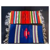 Collection of VTG Southwestern and Mexican Style Woven Table Runners and Mats
