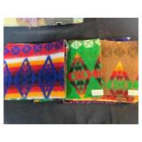 Collection of VTG Assorted Patterned Blankets and Fabric Pieces/Textiles