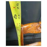 Set of 2 Vintage Wooden Children