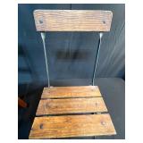 Set of 2 Vintage Wooden Children