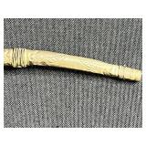 Decorative Elephant Motif Silver Plated Candle Holder and Ornate Pipe Set