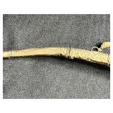 Decorative Elephant Motif Silver Plated Candle Holder and Ornate Pipe Set