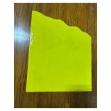 Set of Fused Glass Cat and Mouse Trays Signed by Artist with Cat Face Night Light