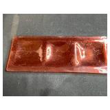 Set of Modern Art Glass Serving Trays with Abstract Designs Signed by Artist