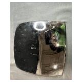 Set of Modern Art Glass Serving Trays with Abstract Designs Signed by Artist