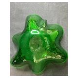 Collection of Iridescent Art Glass Dishes and Bowls